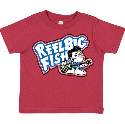 Punchy logo tee - red (adult & kid sizes)