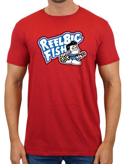 Punchy logo tee - red (adult & kid sizes)