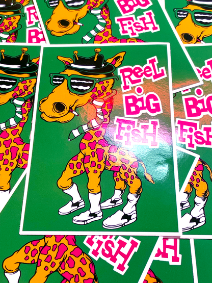 Giraffe vinyl sticker