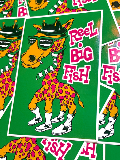 Giraffe vinyl sticker