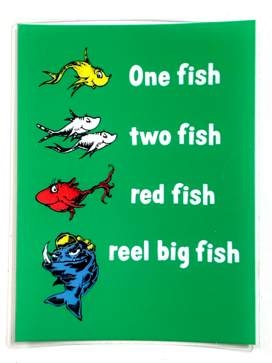 One Fish Clear Glossy sticker