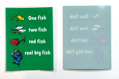 One Fish Clear Glossy sticker