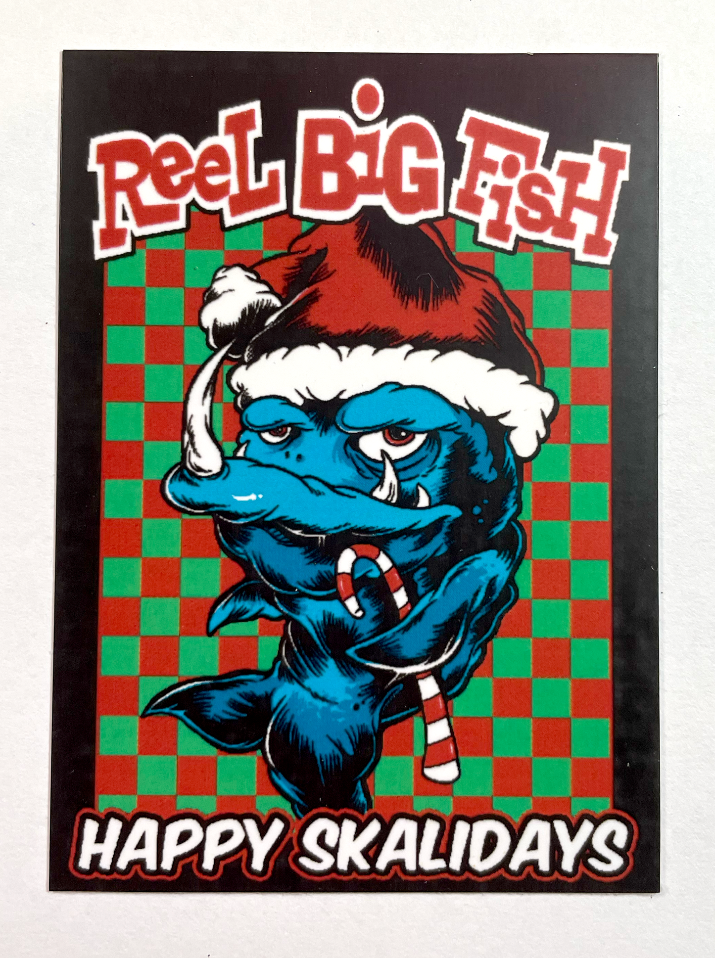 Happy Skalidays rectangle economy sticker