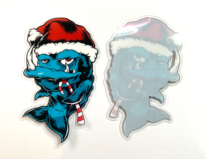 Skalidays Fish clear die cut sticker