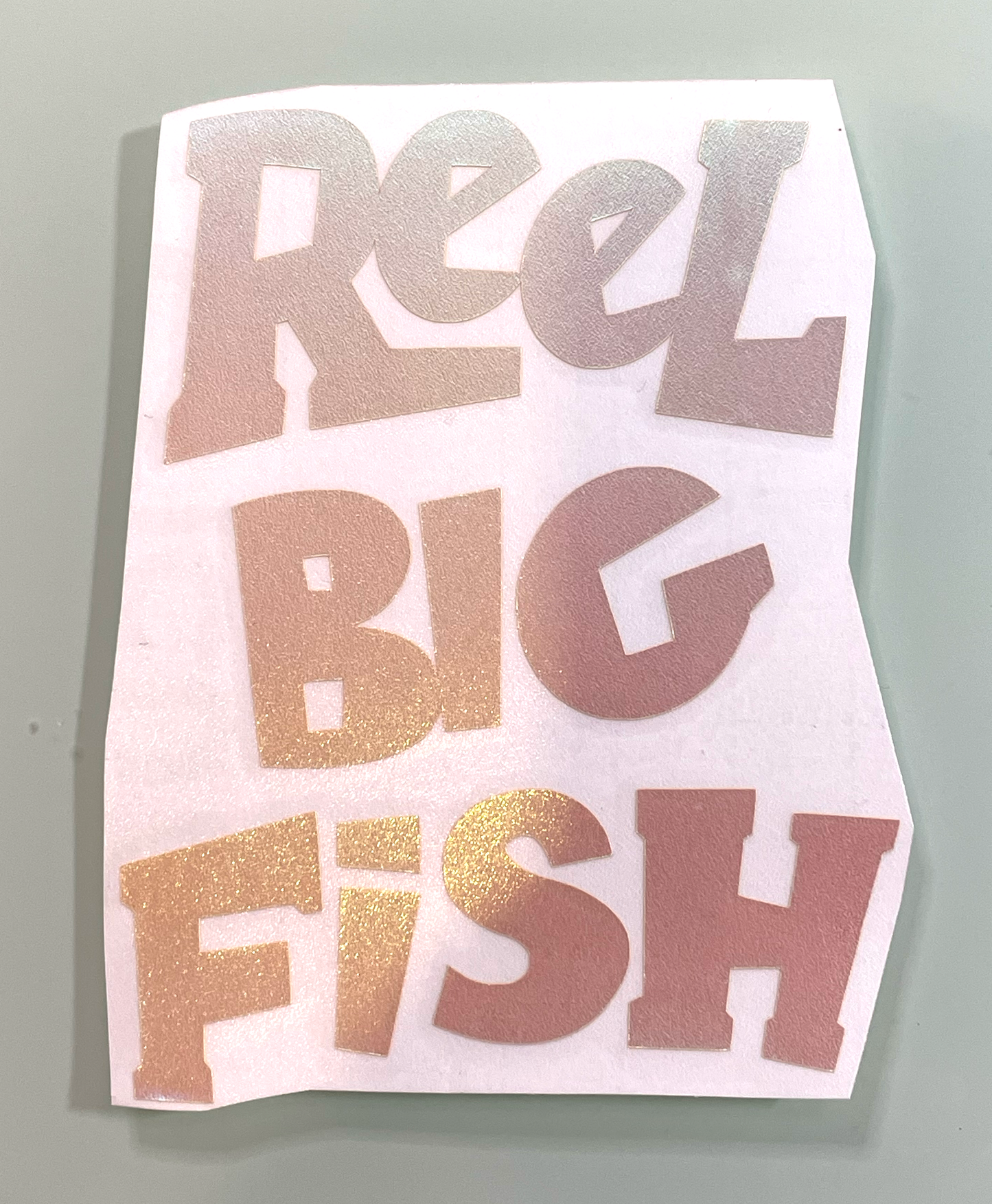 Iridescent Vinyl Logo sticker