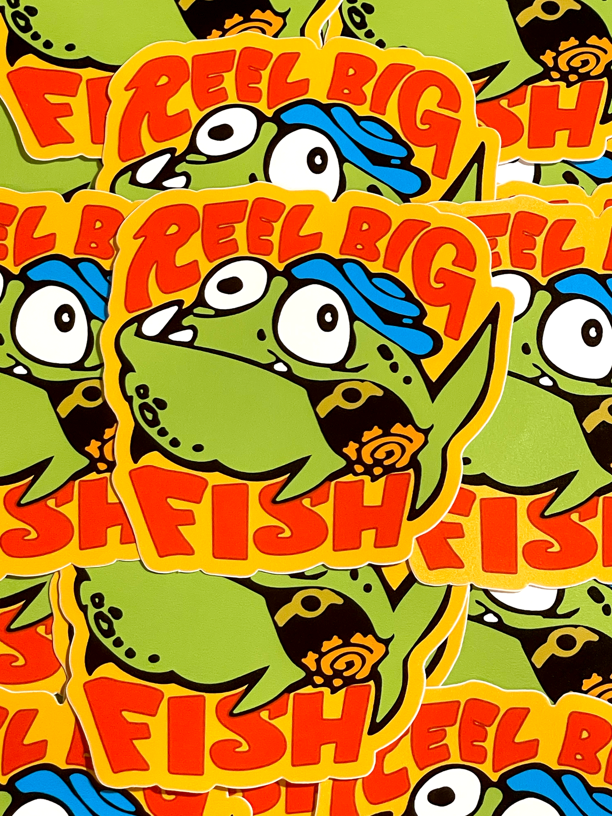 Dg Sticker Fish Silly Fish full-color sticker – The Fishmarket: Reel Big Fish webstore